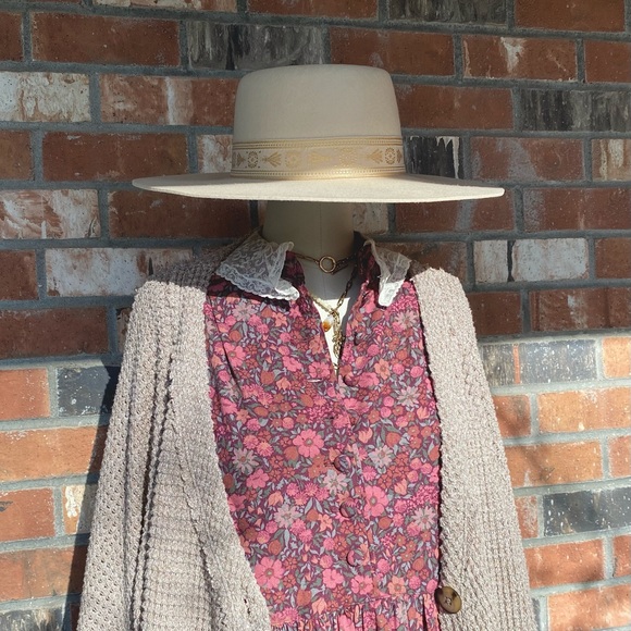 Vintage Laura Ashley Floral Boho Lace Button Up Maxi Dress ✨ Final Price ✨ - Picture 10 of 12